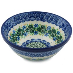 Polish Pottery Bowl - 5.5" - Ivy Trail