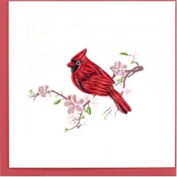 Quilling Card - Cardinal