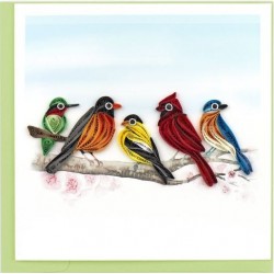 Quilling Card - Songbirds