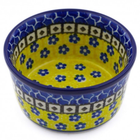 Polish Pottery Bowl - 4" - Sunburst