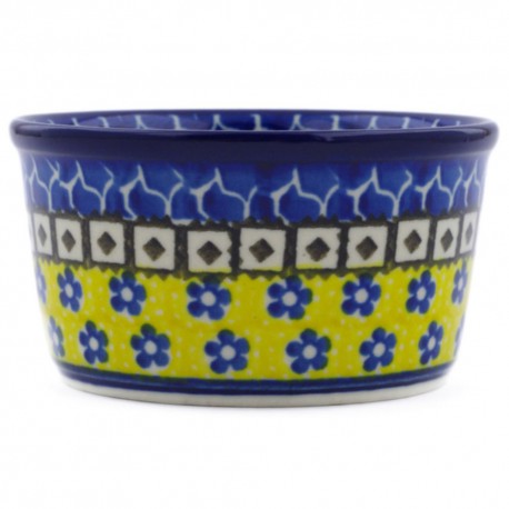 Polish Pottery Bowl - 4" - Sunburst