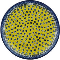 Polish Pottery Plate - 10" - Sunburst