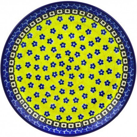 Polish Pottery Plate - 8" - Sunburst
