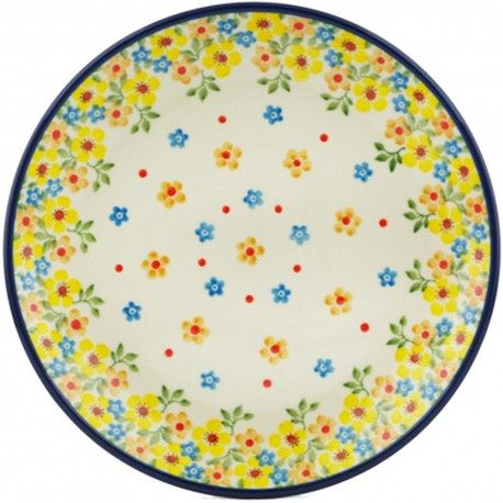 Polish Pottery Plate - 8" - Buttercup