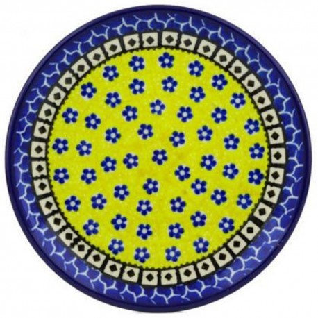 Polish Pottery Plate - 6" - Sunburst