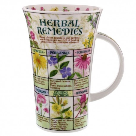 Fine Bone China Mug - Tall - Herbal Remedies