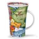 Fine Bone China Mug - Tall - Map of Europe