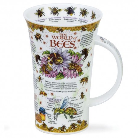 Fine Bone China Mug - Tall - World of Bees