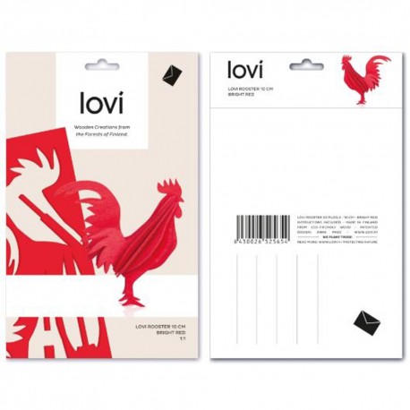 Wooden 3D Puzzle - Rooster