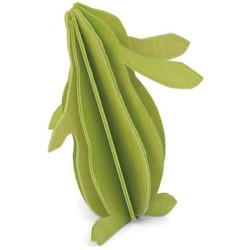 Wooden 3D Puzzle - Green Rabbit