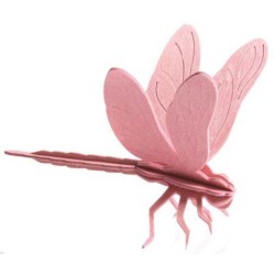 Wooden 3D Puzzle - Dragonfly