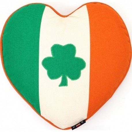 Throw Pillow - Irish Flag and Shamrock