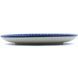 Polish Pottery Plate - 6" - Crimson Bells