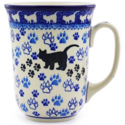 Bistro Mug - 16 oz - Black Cat