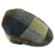 Harris Tweed Patch Flat Cap