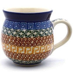 Polish Pottery Bubble Mug - 8 oz - Autumn