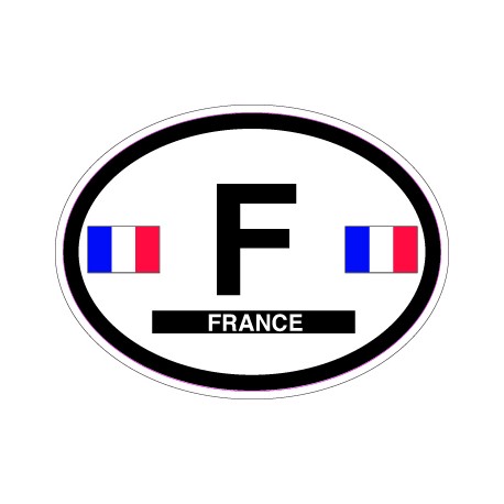 Oval Reflective Decal France
