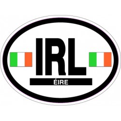 Oval Reflective Decal Ireland