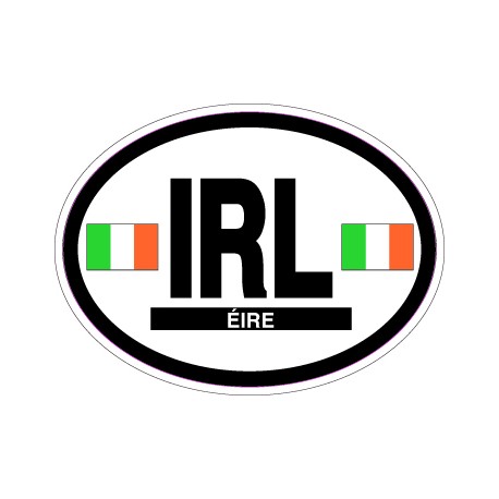 Oval Reflective Decal Ireland