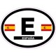 Oval Reflective Decal Spain