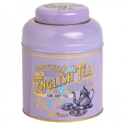Victorian Tea Tin with 80 Earl Grey Teabags