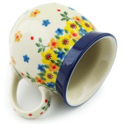 Polish Pottery Bubble Mug - 8 oz - Buttercup