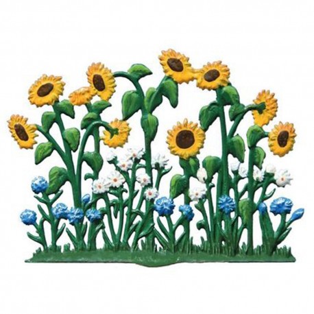 Sunflowers Stand-up Pewter Decoration Made in Germany