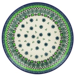 Polish Pottery Plate - 8" - Emerald City