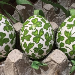 Eggshell Ornament Shamrocks