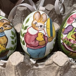 Eggshell Ornament Cartoon Rabbit