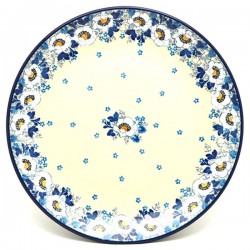 Plate - 10" - Snow Poppy