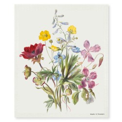 Swedish Dishcloth Wildflowers