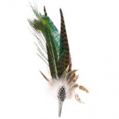 12" Hat Feather Pin
