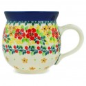 Polish Pottery Bubble Mug - 12 oz - Butterscotch