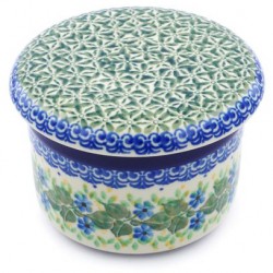 Polish Pottery Butter Crock - French Style - Ivy Trail