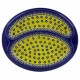 Polish Pottery Divided Plate - Sunburst