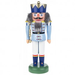 King Nutcracker - Light Blue -13" - Made in Germany