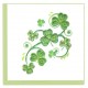 Quilling Card - Shamrocks