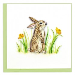 Quilling Card - Rabbit