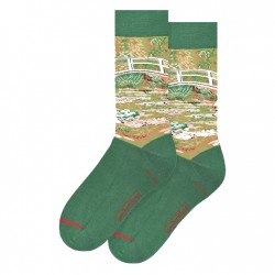 Claude Monet's Bridge Over a Pond of Water Lilies Socks - Women