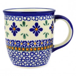 Polish Pottery Mug - 12 oz - Farmhouse Quilt