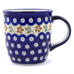 Polish Pottery Mug - 12 oz - Country Flowers