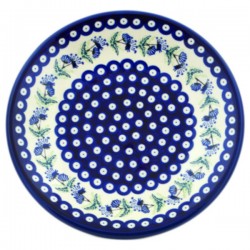 Plate - 11" - Blue Dandelions