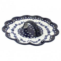 Egg Plate - 10" - Floral Peacock