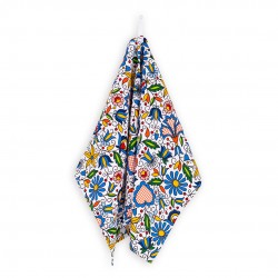 Polish Kashubian Folk Art Tea Towel