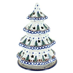 8" Christmas Tree Luminary - Pines