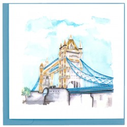 Quilling Card - London's Tower Bridge