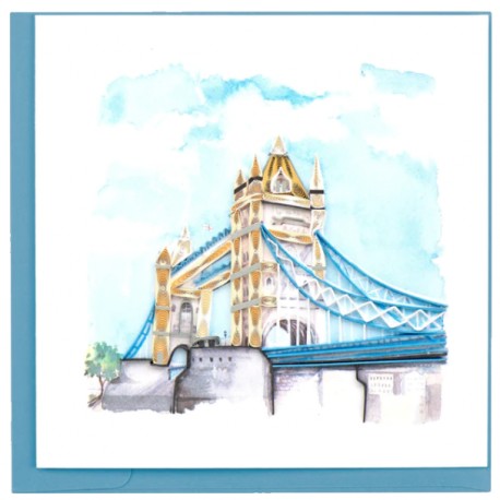 Quilling Card - London's Tower Bridge