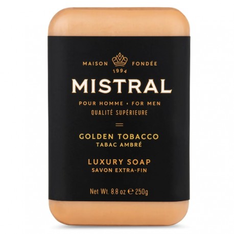 Mistral Bar Soap - Golden Tobacco