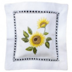 Lavender Sachet Pillow - Sunflowers - Made in France